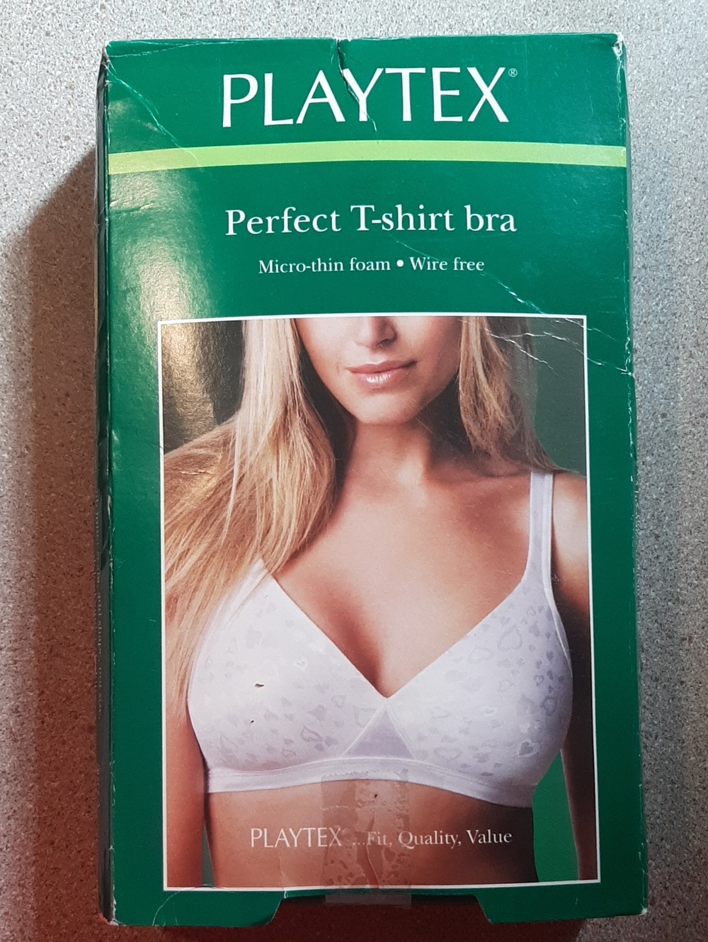Playtex Perfect T-Shirt Bra - White Wire free Micro-Thin Fabric C 38